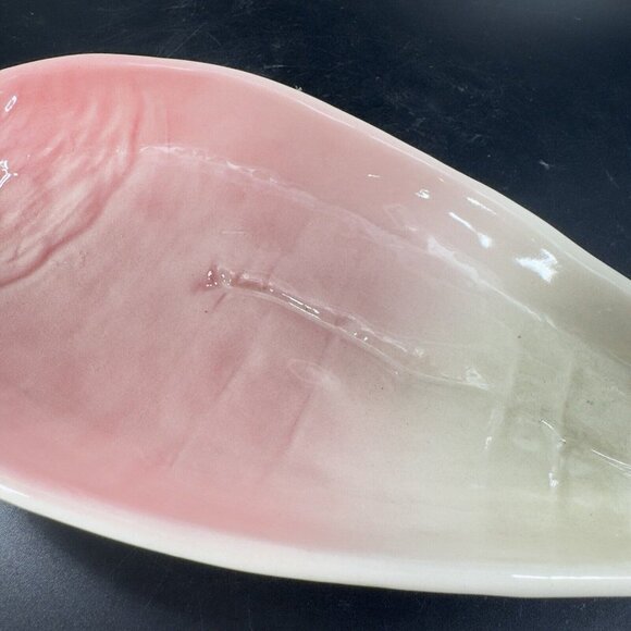 Italian Pottery Vegetable Radish Tray Long Serving Dish Hand Painted Ceramic - Picture 4 of 16